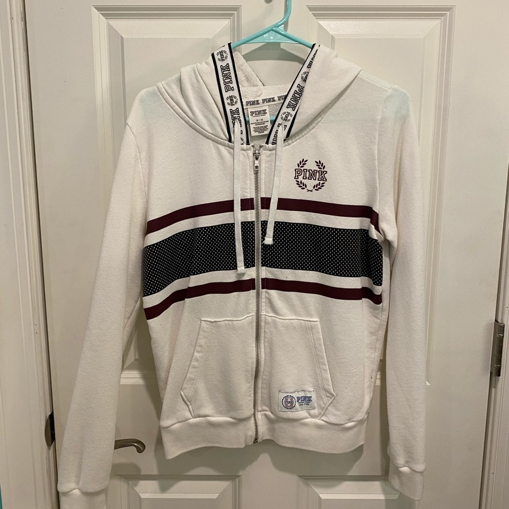 VS Pink Zip Up Sweatshirt
